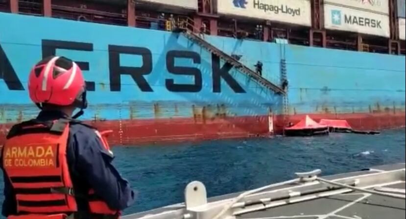 La embarcación zarpó desde Cartagena con rumbo a Panamá.