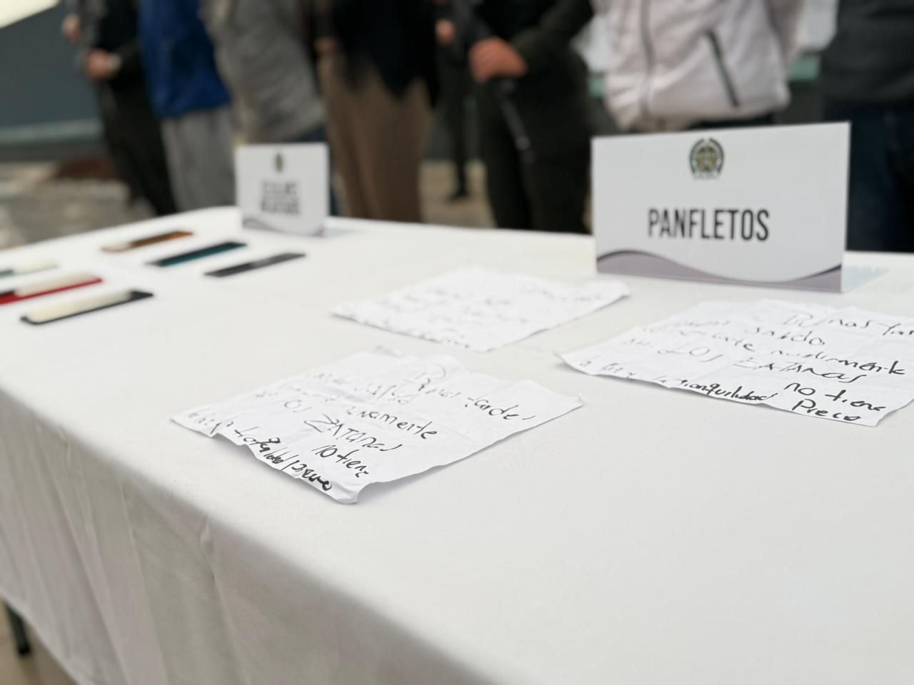 Entre losa capturados hay miembros de 'Los Satanás'.