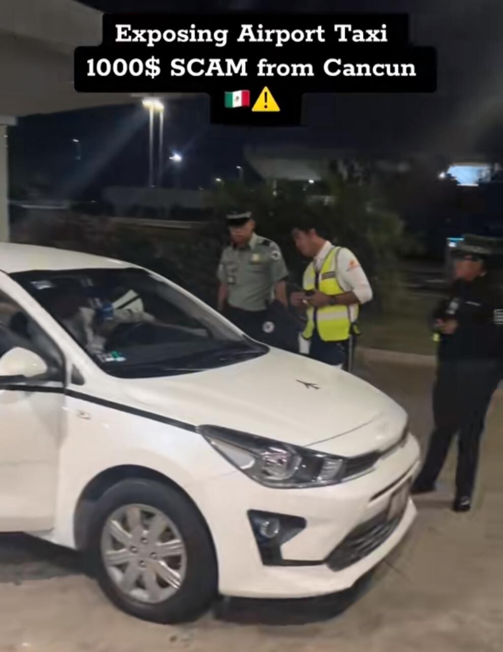 La policía tuvo que intervenir y exigirle una explicación al conductor