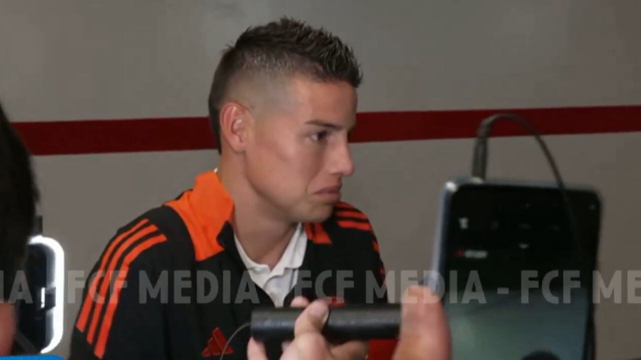 Palabras de James Rodríguez.