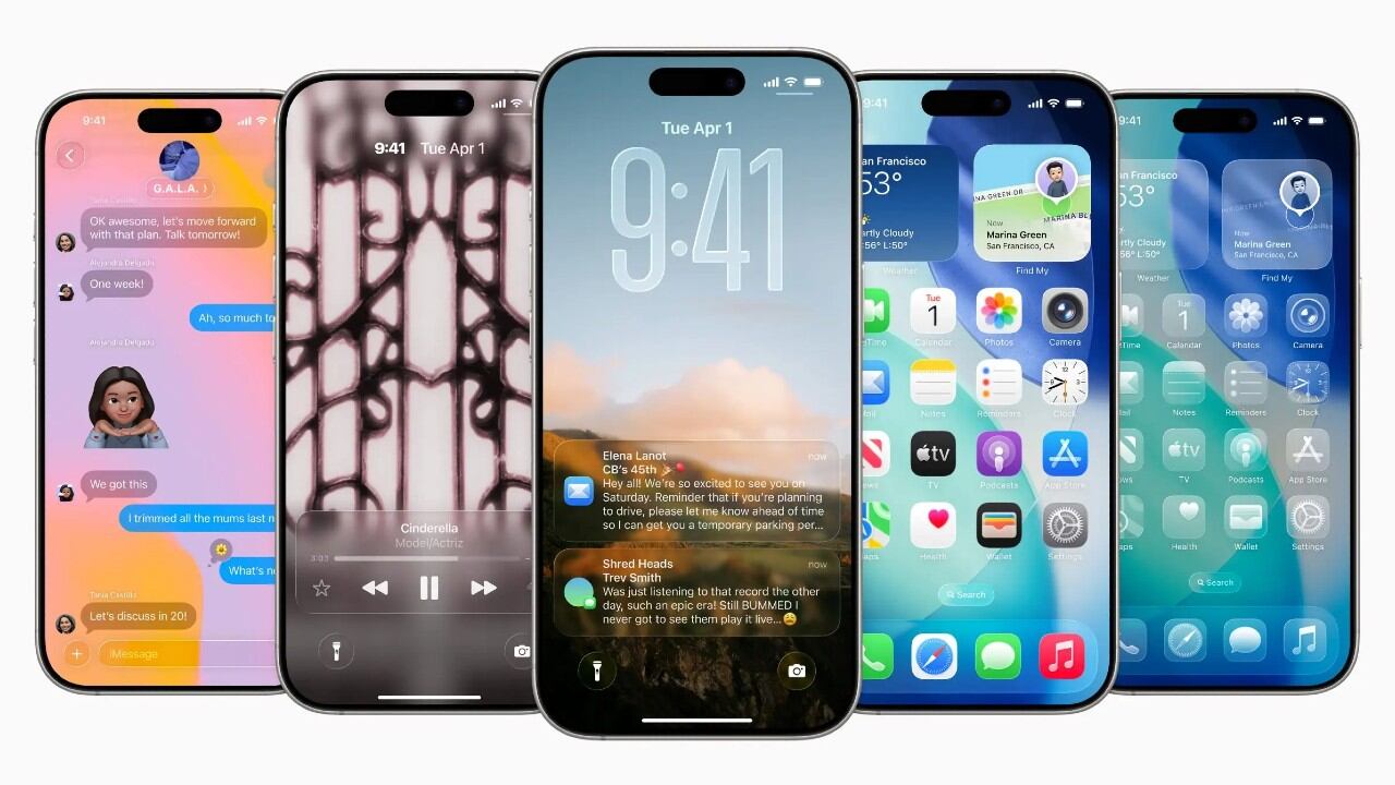 La nueva actualización de sistema operativo de Apple, iOS 26.