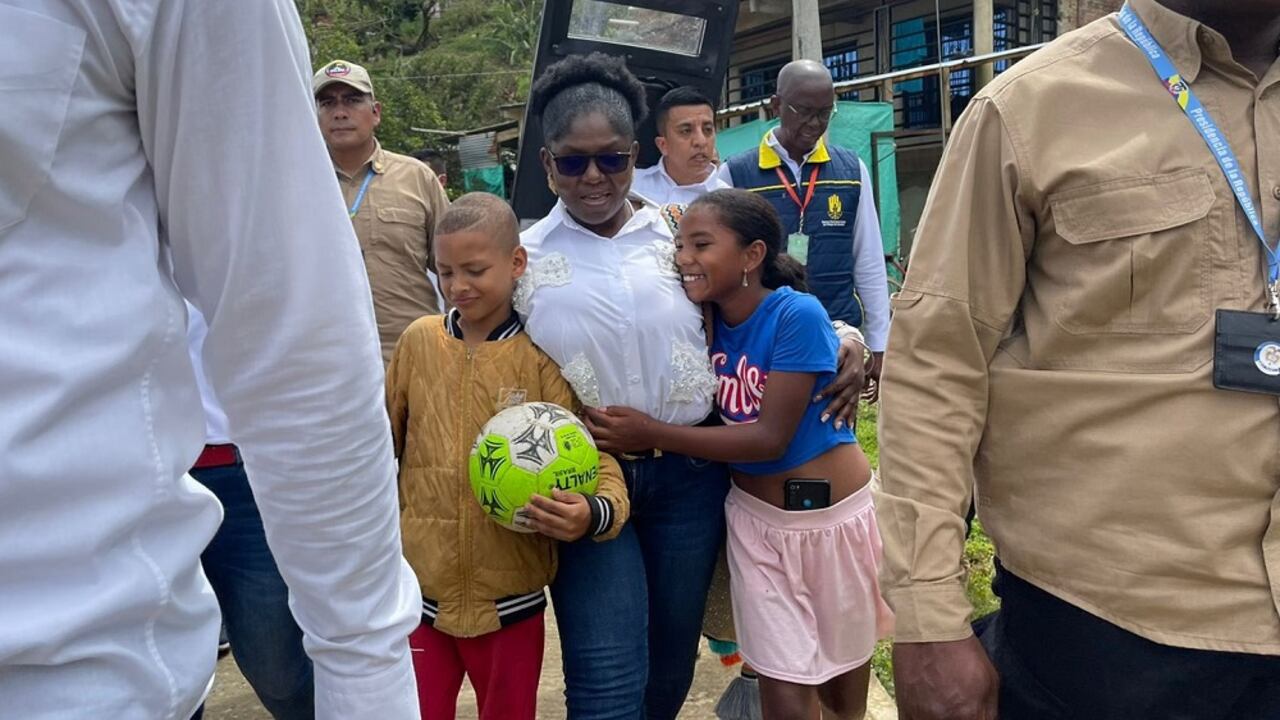 Francia Márquez en Suárez, Cauca.