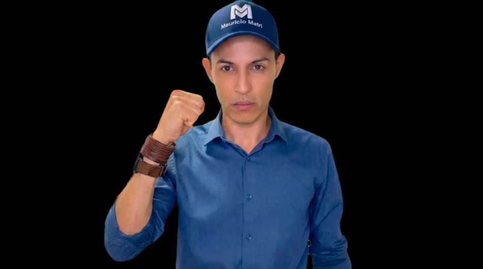 Mauricio Matri, candidato al Congreso del Centro Democrático.