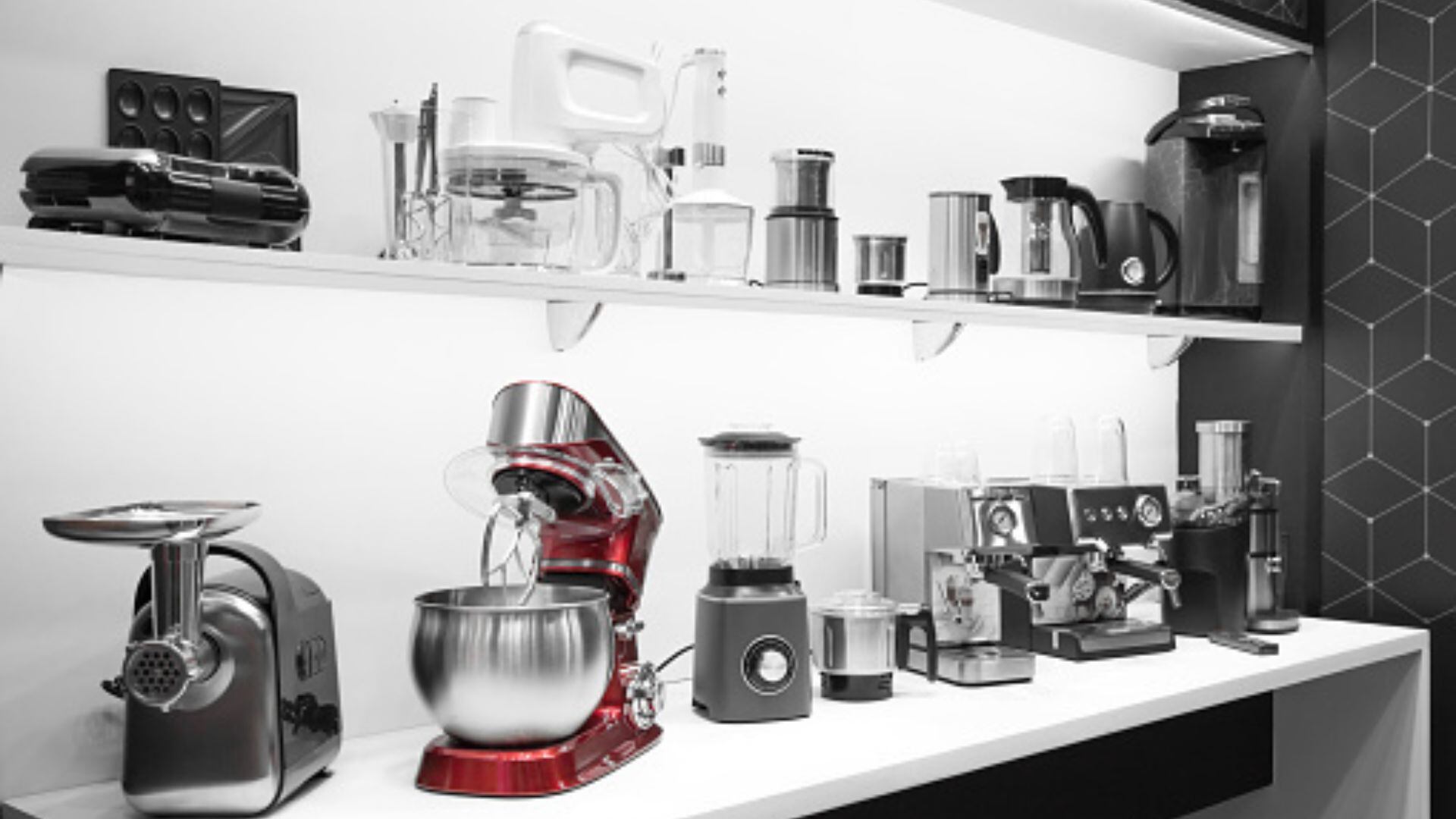 Algunos electrodomésticos se deben organizar de forma correcta para evitar el ruido visual.