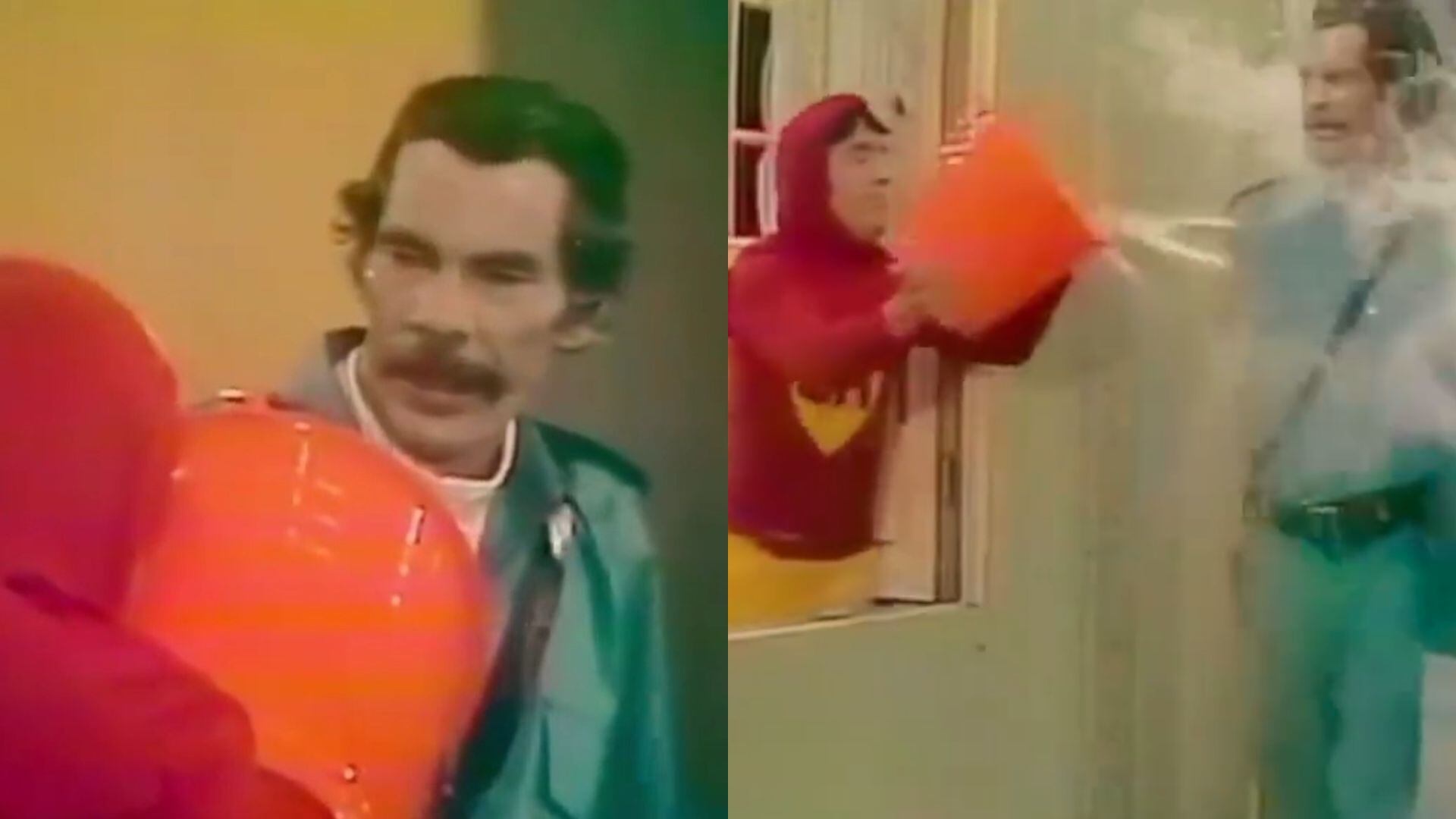 Fotograma, 00:23 /  00:08, El mejor blooper del Chapulín Colorado, Twitter / @EPJirafales