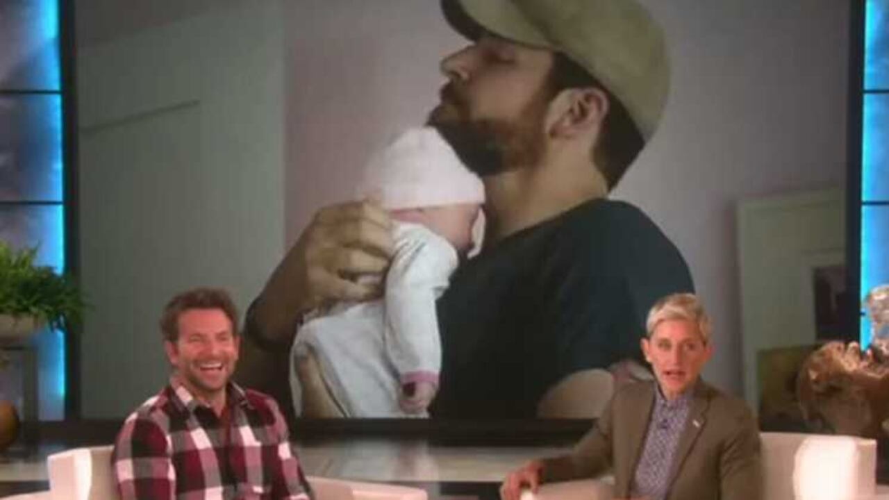 Bradley Cooper en el Show de Ellen.