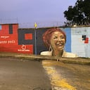 El mural fue hecho en homenaje a una de las políticas colombianas más influyentes del último tiempo.