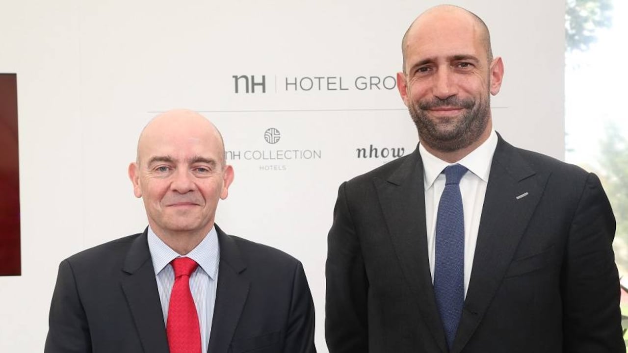 Ramón Aragonés, CEO de NH Hoteles y Eduardo Bosch, Manager Director de NH en Latinoamérica.