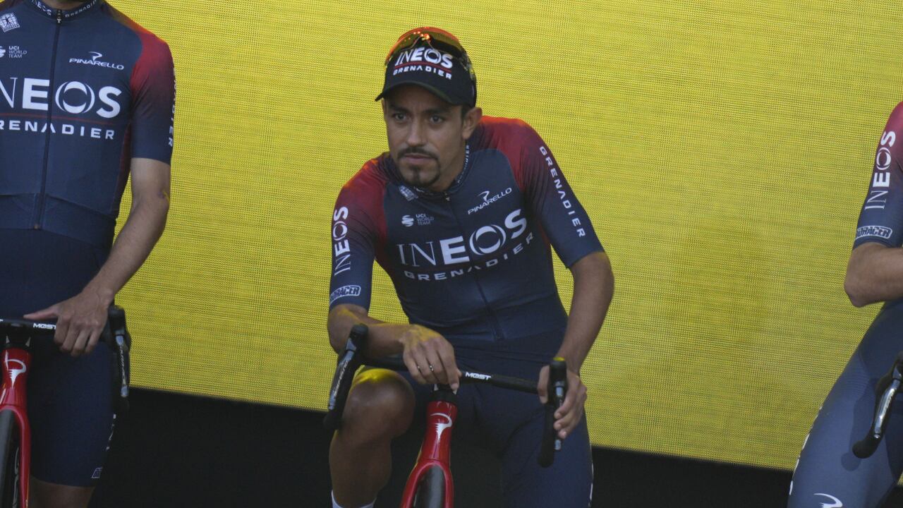 Daniel Martínez es uno de los tres líderes del Ineos para la carrera