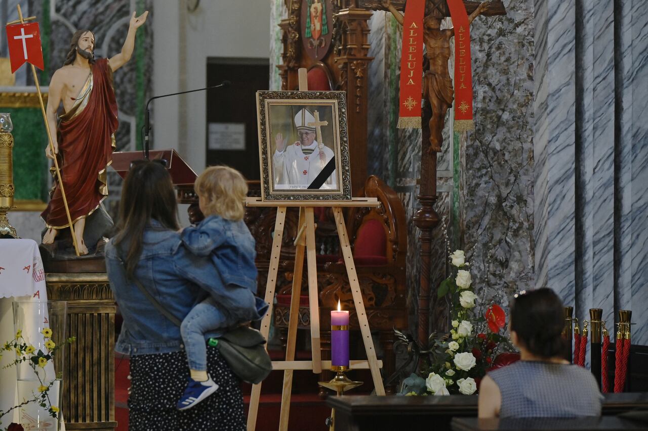 Homenaje al papa Francisco en Kiev, Ucrania