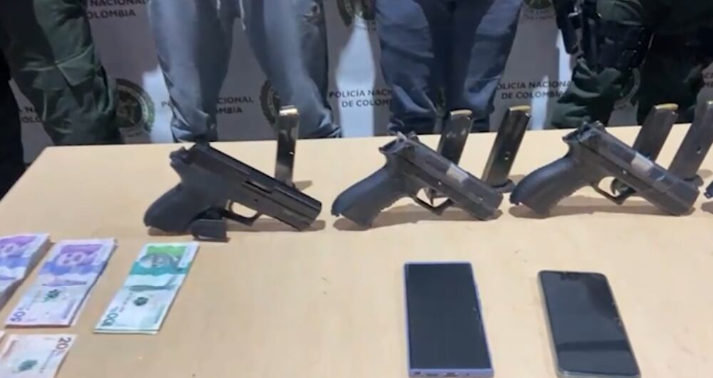 Material incautado de funcionarios de la UNP.