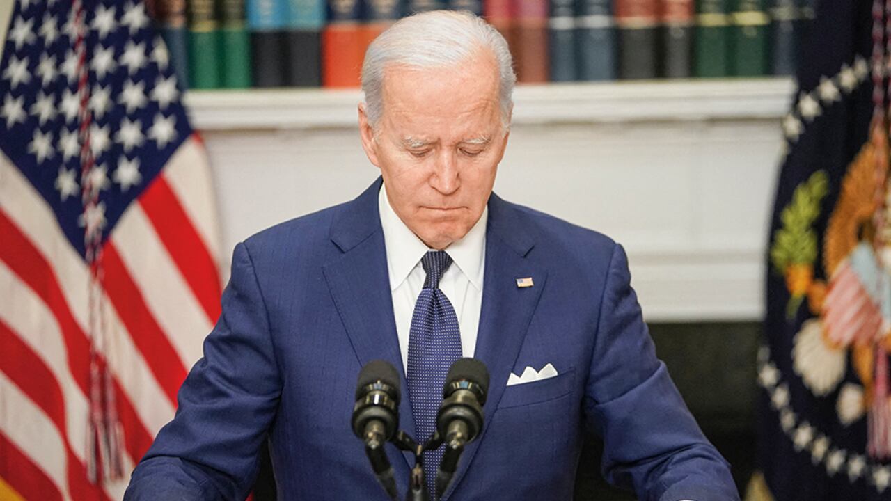 Joe Biden: Las últimas semanas han habido 20 tiroteos, con 4 muertos por lo menos en cada uno. Foto: AFP.