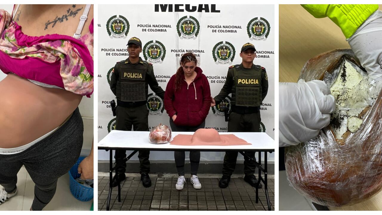 Narcos compran falsos vientres en el exterior para traficar en Colombia, denuncia la Policía de Cali.