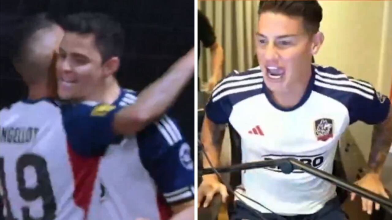 James Rodríguez y Gio Moreno con Atlético Parceros en la Kings League