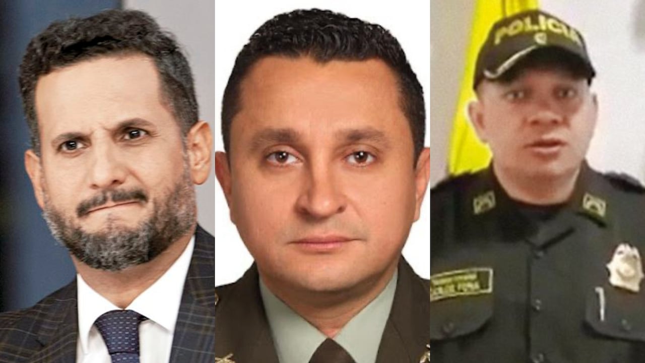 El abogado Miguel Ángel del Río, el teniente coronel Óscar Dávila y el coronel Carlos Feria.