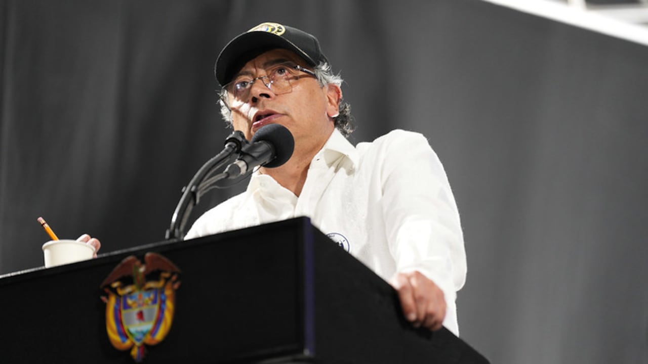 Presidente Gustavo Petro arremetió desde Cali en un fuerte discurso