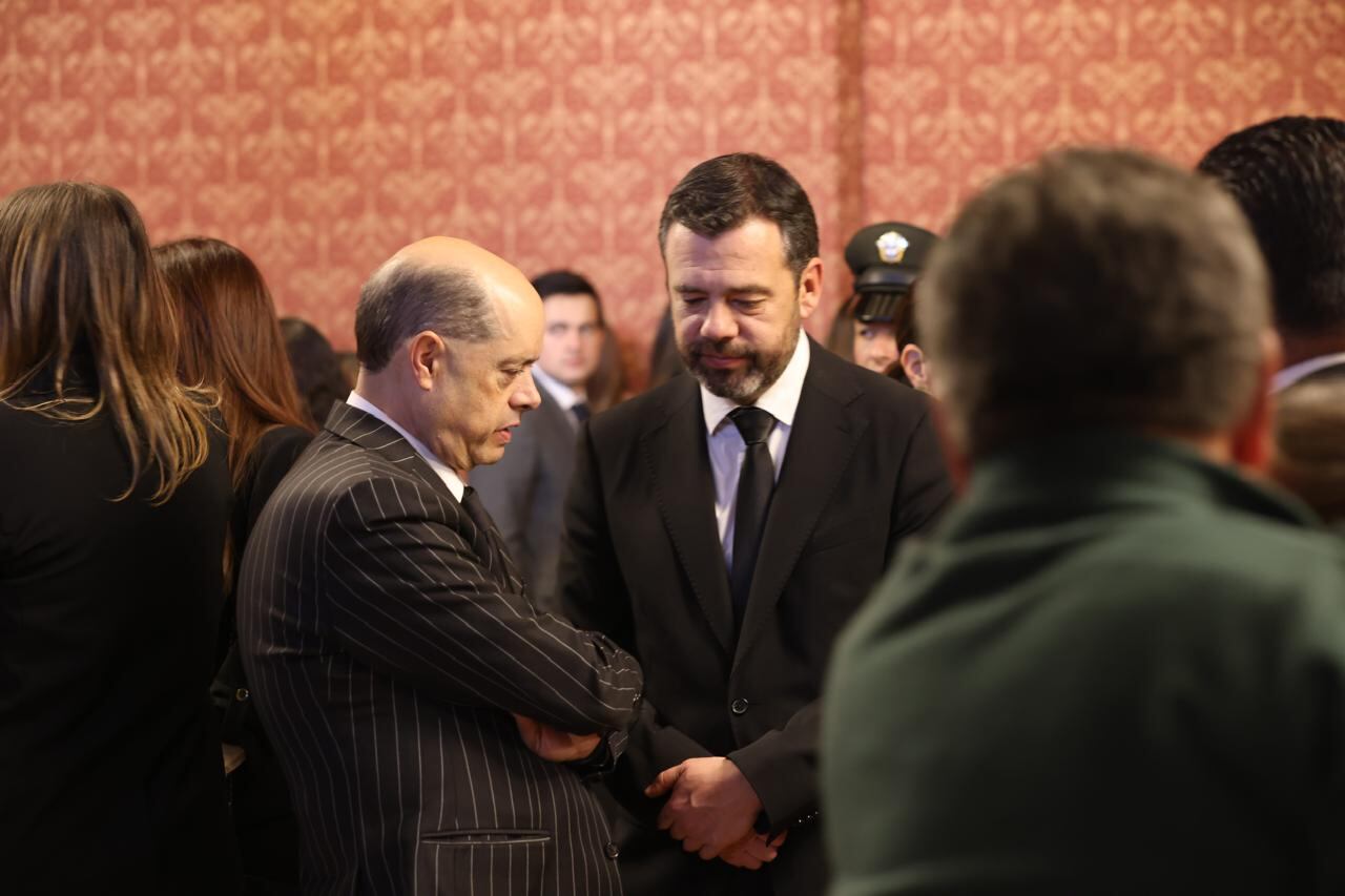 Exequias del exvicepresidente Germán Vargas Lleras en el salón Bolívar del Palacio de San Carlos.