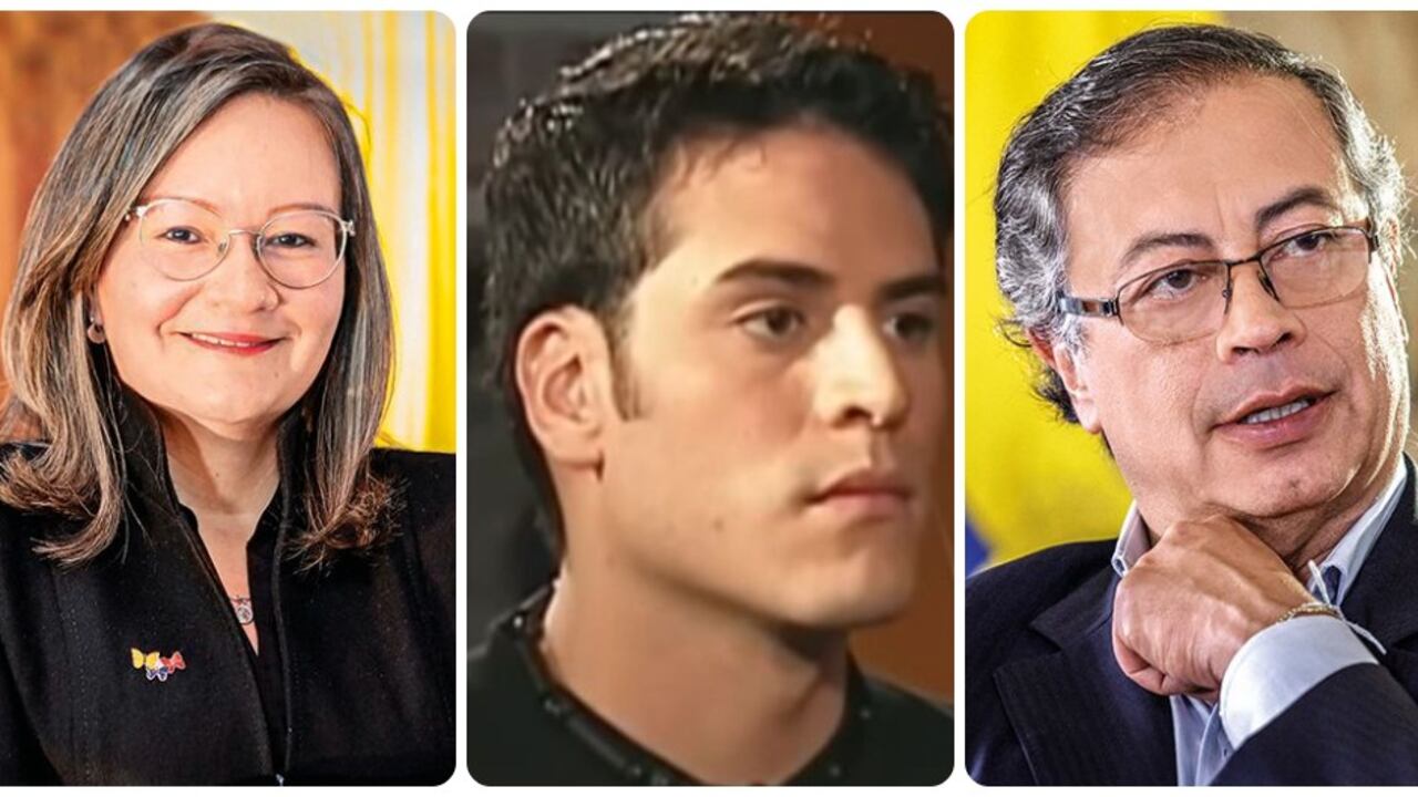 Cielo Rusinque, Jaider Villa y Gustavo Petro.