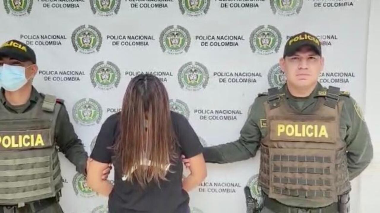 Stefany Paola Gutiérrez Ahumada, de 30 años de edad, capturada con más de 5 anotaciones judiciales.
