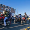 Motos en Bogotá. Foto Jonathan Chíquiza/ Semana.