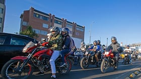 Motos en Bogotá. Foto Jonathan Chíquiza/ Semana.