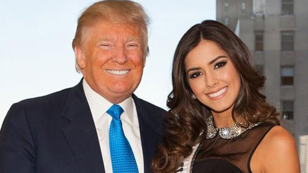 Donald Trump y Paulina Vega