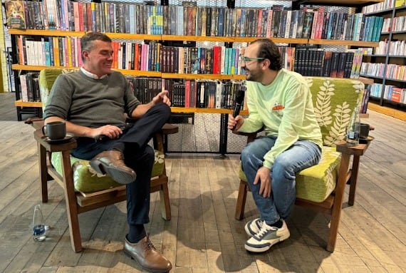 Carlos Raúl Yepes, exvicepresidente de Bancolombia, y Daniel Restrepo.