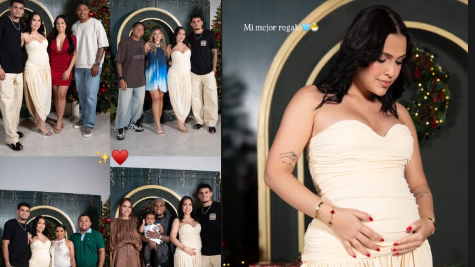 Un nuevo capítulo de amor está por comenzar: Geraldine acaricia con ternura la llegada de su tercer hijo.