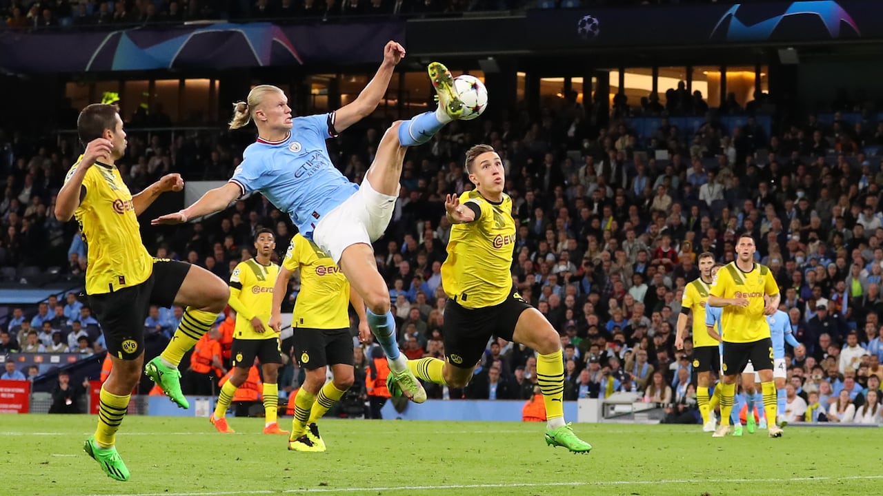 El delantero noruego fue el salvador del Manchester City ante su exequipo.