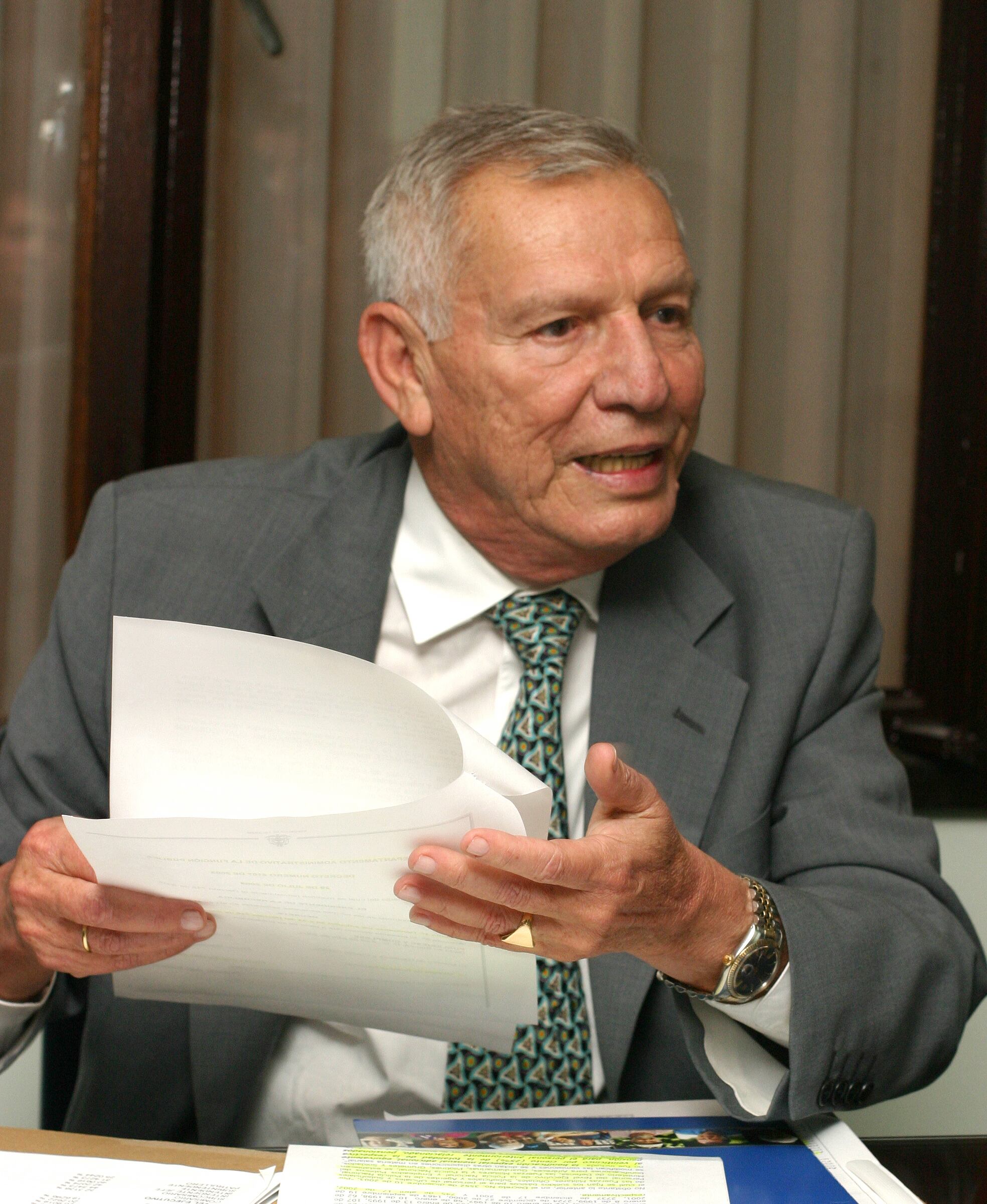 Falleció el general Rafael Samudio, quien coordinó la retoma del Palacio de Justicia.