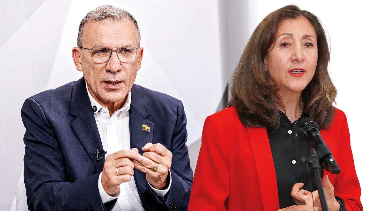 De izquierda a derecha: el ex senador, Roy Barreras y la ex senadora, Ingrid Betancourt.