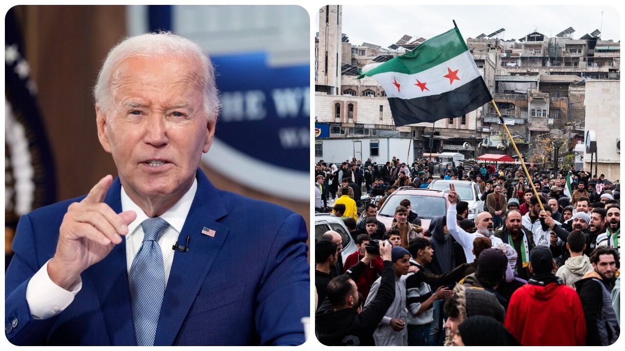 El presidente de los Estados Unidos, Joe Biden, se pronunció sobre la situación en Siria.