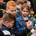 Cientos de familias se reúnen cada septiembre a recordar a sus familiares que murieron durante los atentados terroristas de hace 20 años.