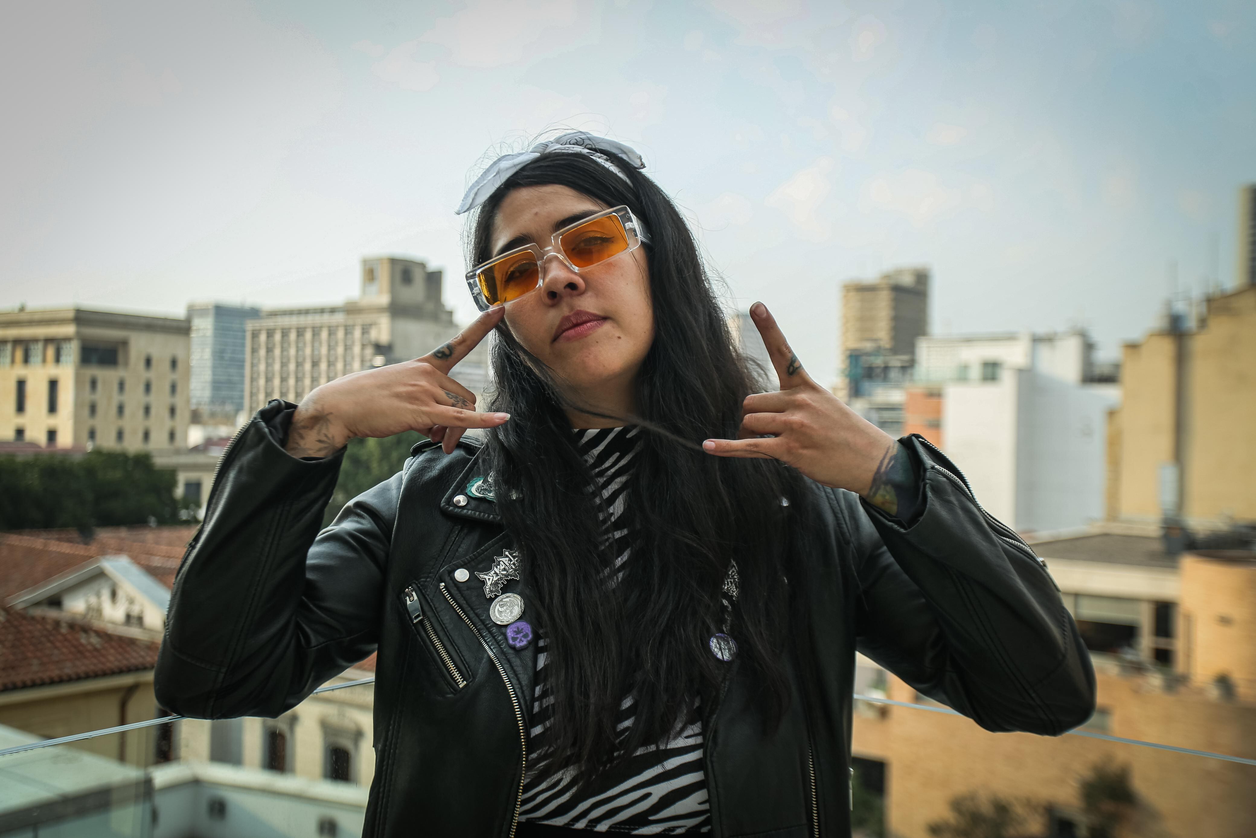 Paola Rodríguez, bajista de Las Poker.