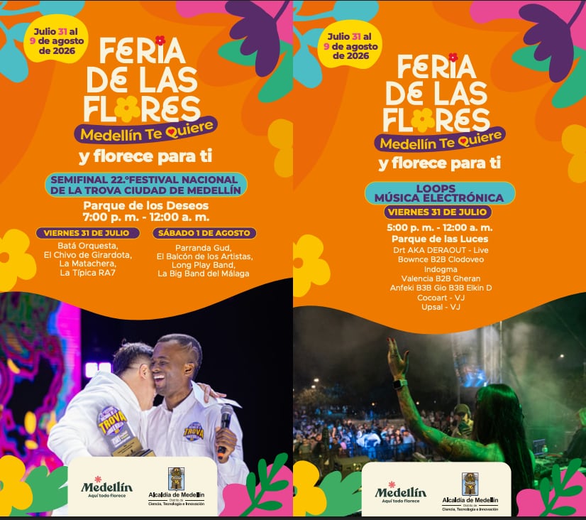 Cronograma Feria de las Flores 2026