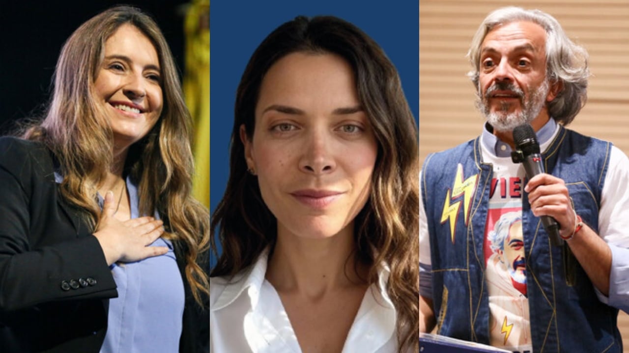 De izquierda a derecha: Paloma Valencia, María Clara Posada y Juan Daniel Oviedo.