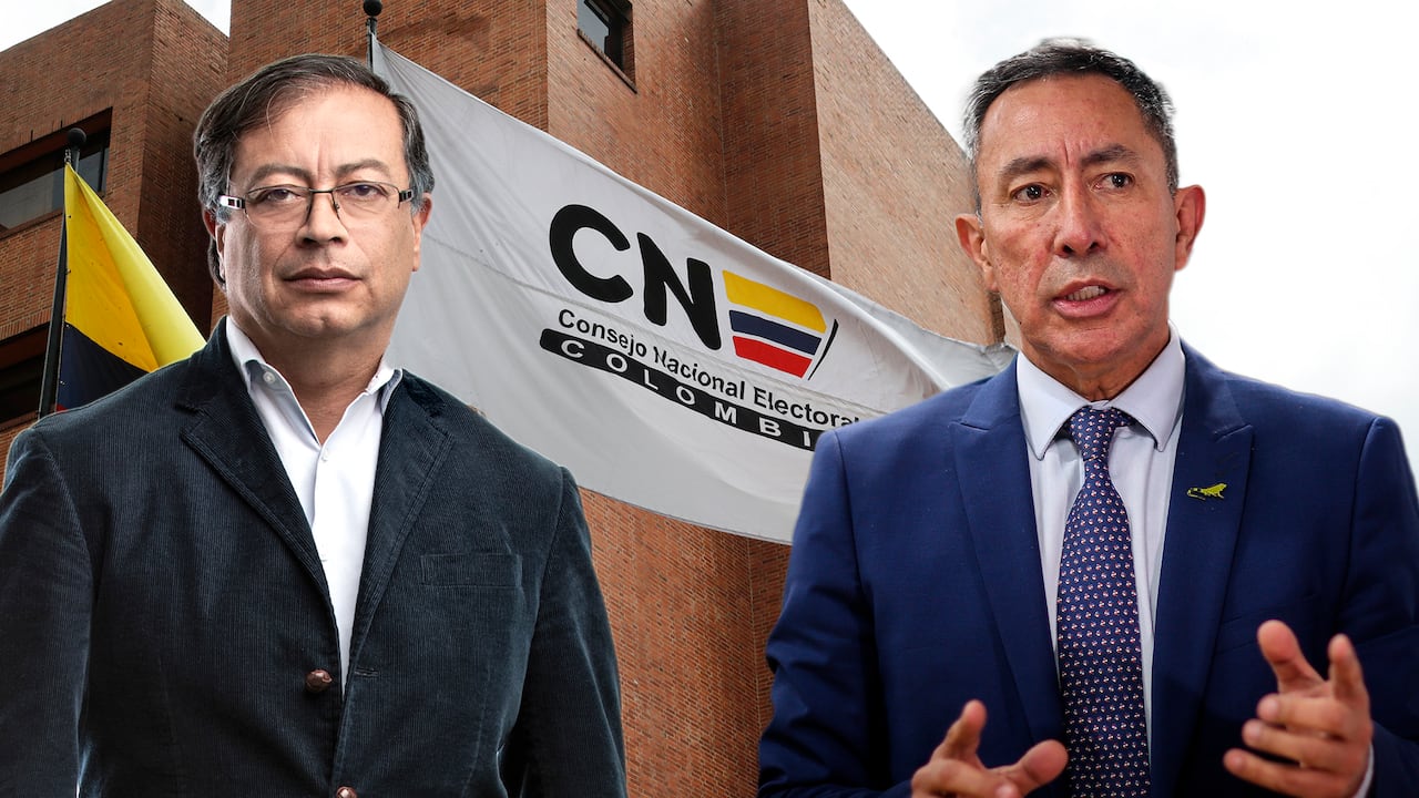 Gustavo petro y Ricardo Roa.