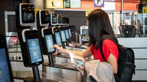 nueva tecnologia instalada en el aeropuerto El Dorado en Bogotá para la lectura digital para pasabordos e ingreso a migración
foto Diana Rey Melo
15 de enero del 2019