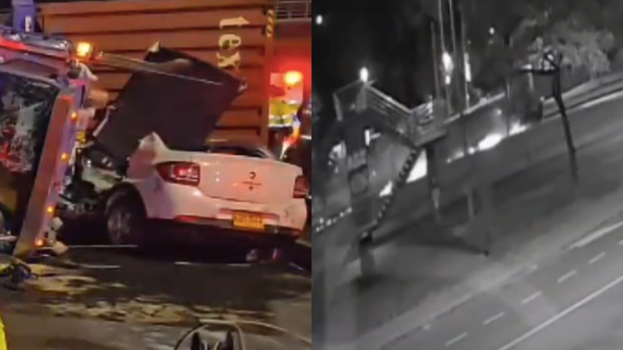 Accidente en la Avenida Boyacá.