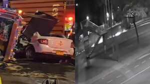 Accidente en la Avenida Boyacá.