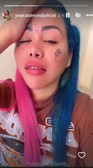 Yina ofreció recompensa a sus seguidores investigadores. Foto: Instagram @yincalderondjoficial.
