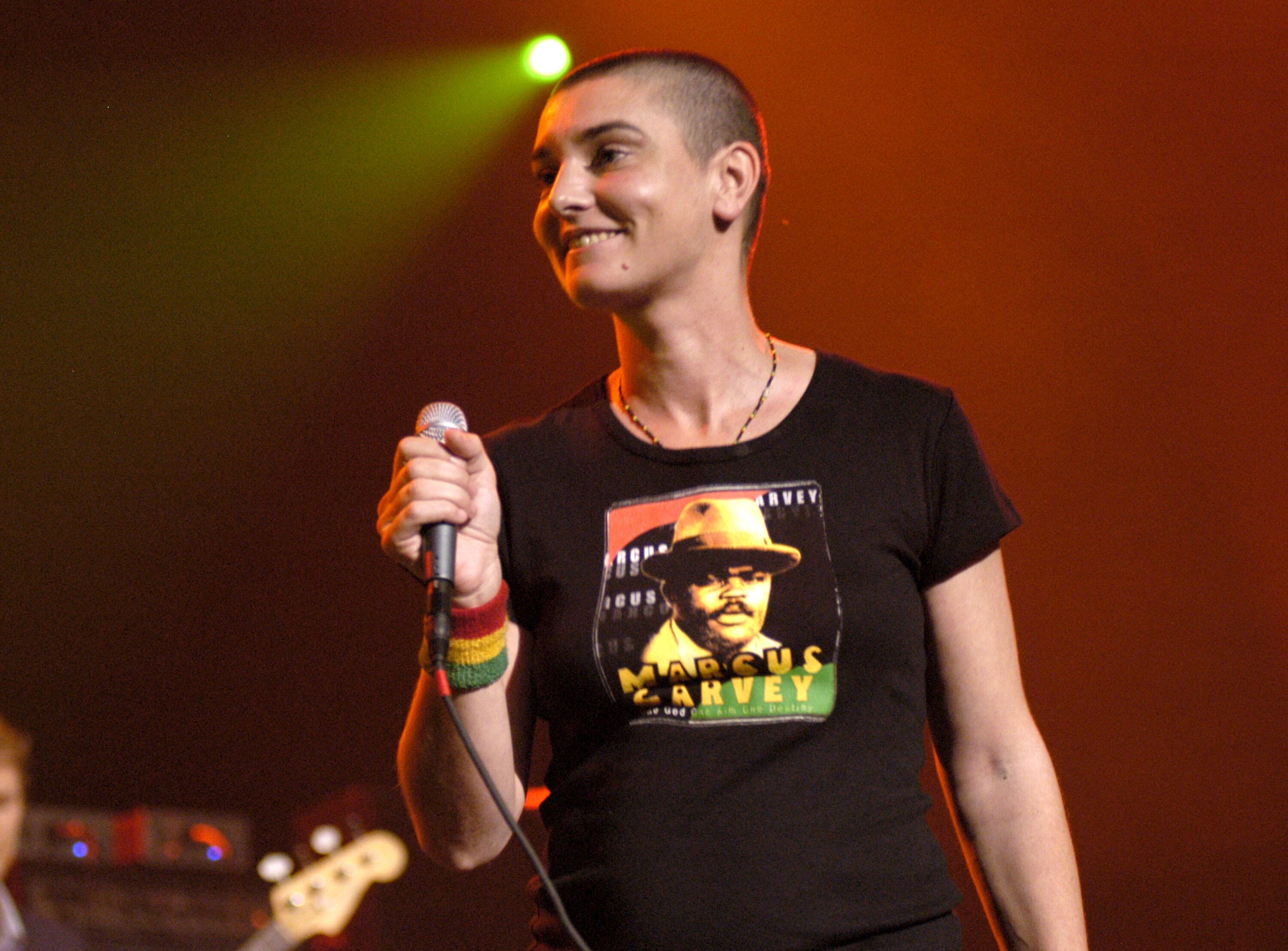 Sinead O'Conner en el escenario