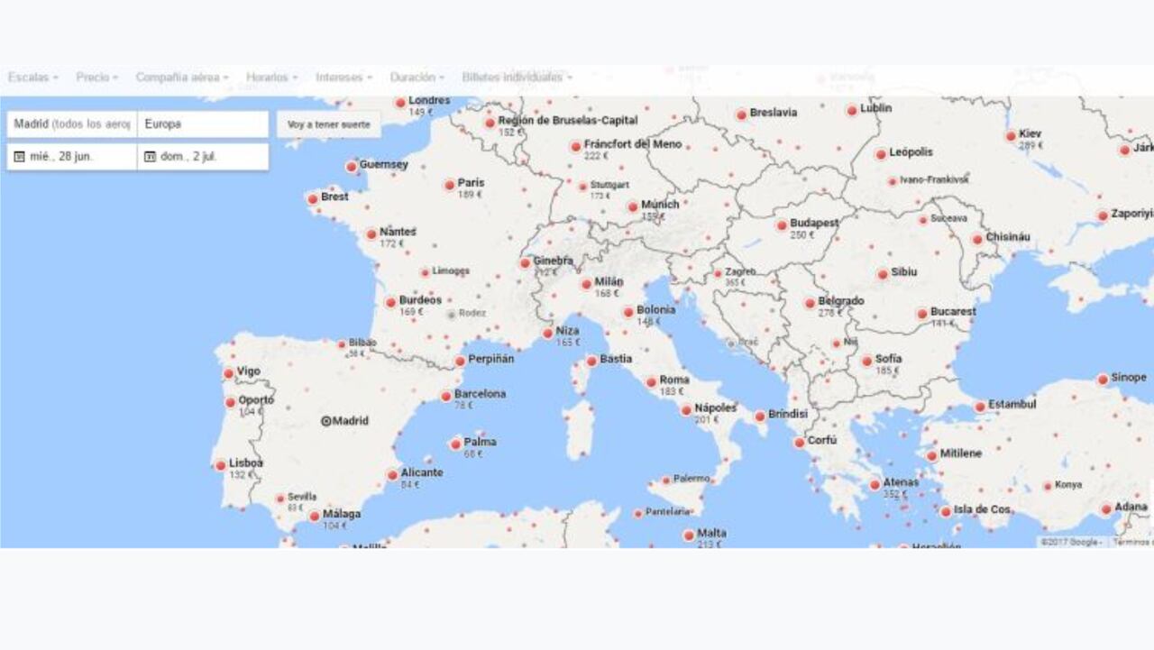 Google cuenta con una excelente herramienta para ayudarle a planificar sus viajes