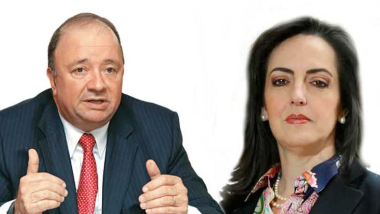 Luis Carlos Villegas y María Fernanda Cabal.