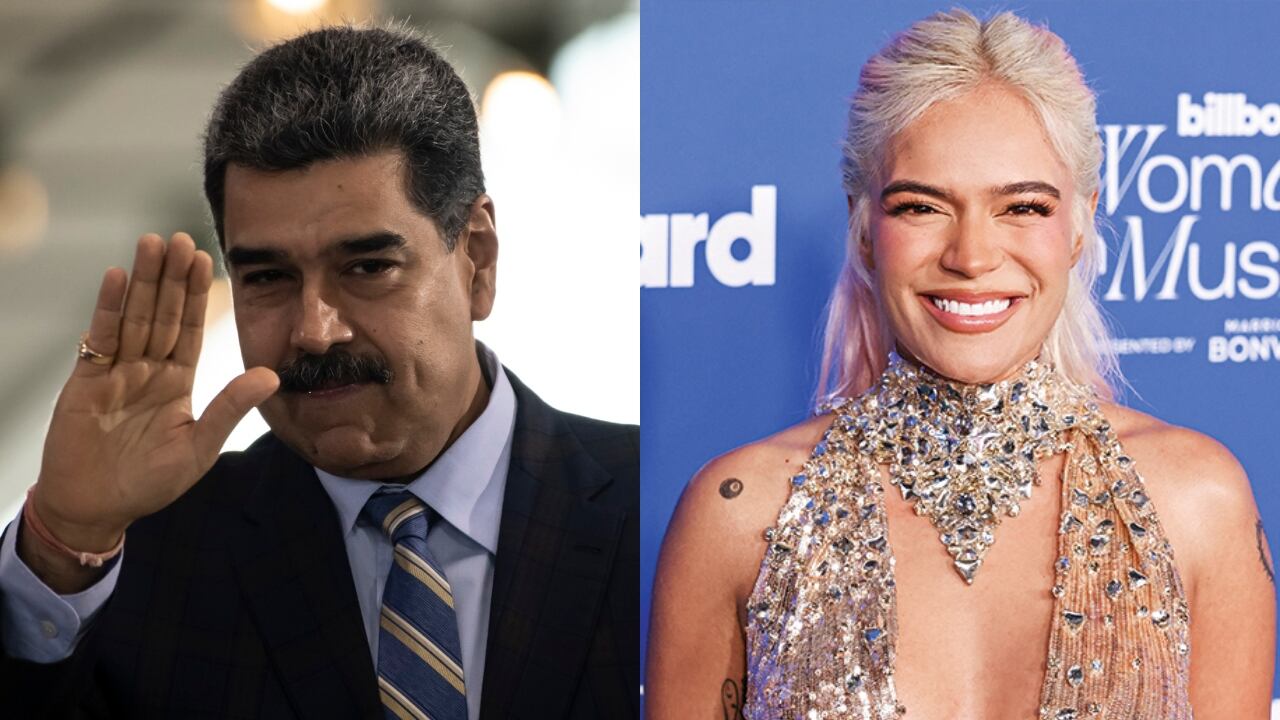 Nicolás Maduro y Karol G.