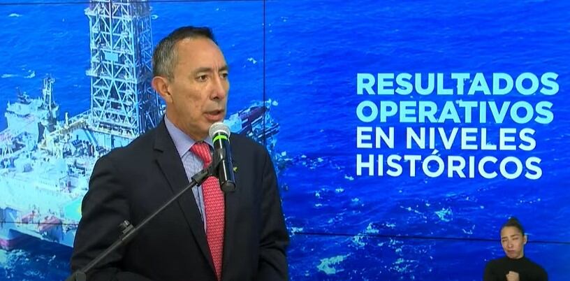 Ricardo Roa, presidente de Ecopetrol, al presentar los resultados de la petrolera.