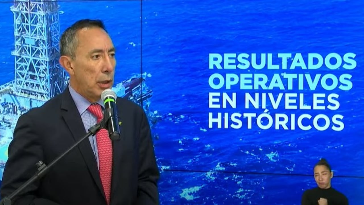 Ricardo Roa, presidente de Ecopetrol, al presentar los resultados de la petrolera.