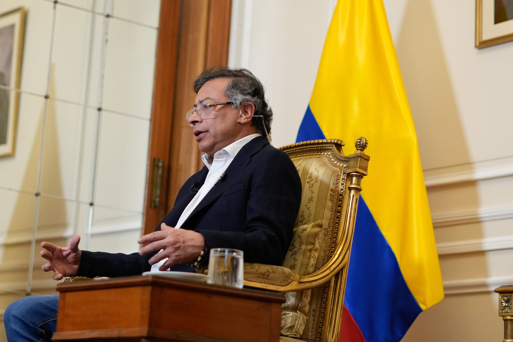 El presidente, Gustavo Petro, el 2 de noviembre de 2025, en El Cairo (Egipto)