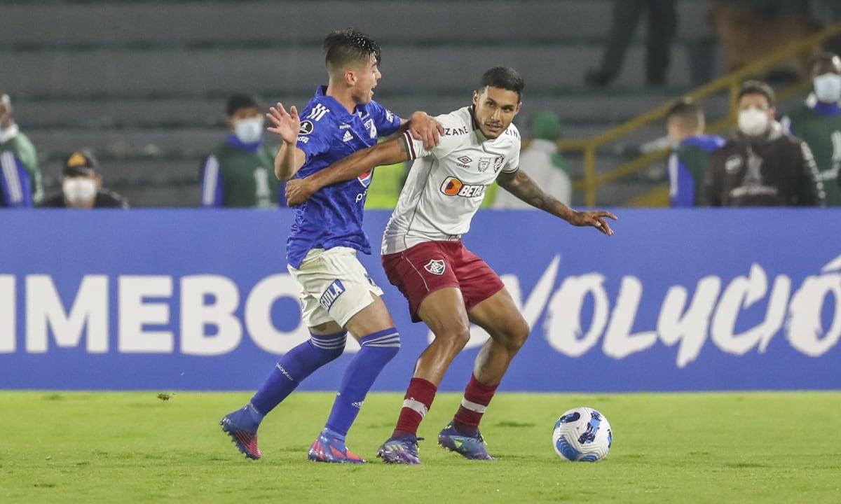 Bogotá, COLOMBIA - 22/02/2022 - CONMEBOL Libertadores 2022 - Millonários ( COL) vs Fluminense (BRA) -Estádio El Campin - Photo : Staff images/ CONMEBOL