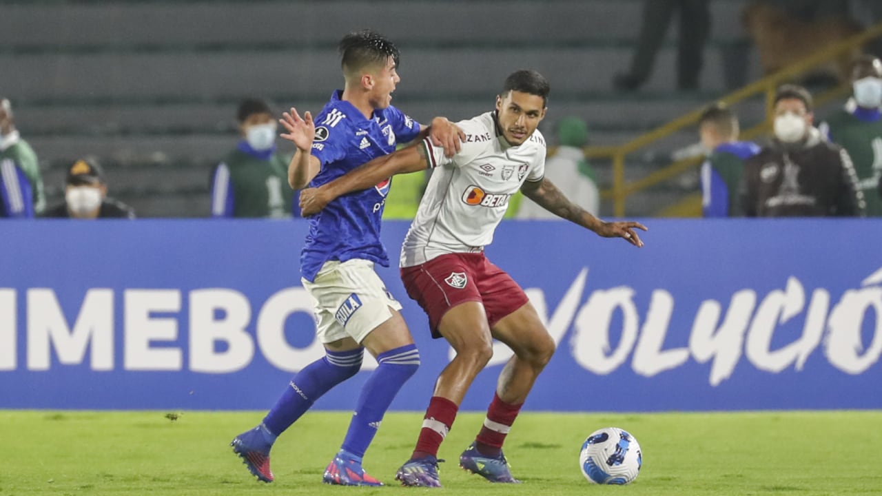 Bogotá, COLOMBIA - 22/02/2022 - CONMEBOL Libertadores 2022 - Millonários ( COL) vs Fluminense (BRA) -Estádio El Campin - Photo : Staff images/ CONMEBOL